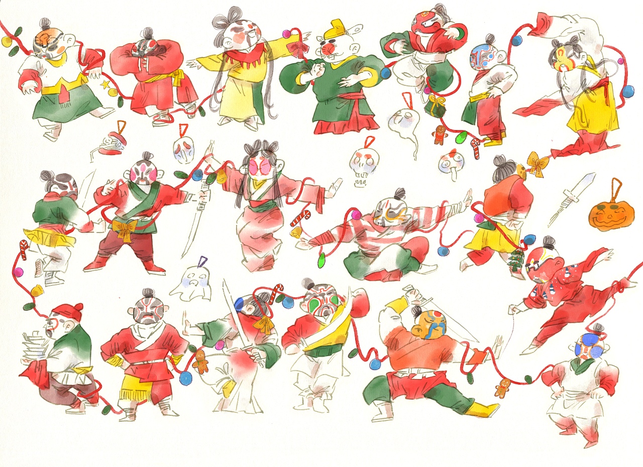 國風人物手稿與插畫 子木繪文藝創(chuàng)作的商業(yè)價值與藝術(shù)探索